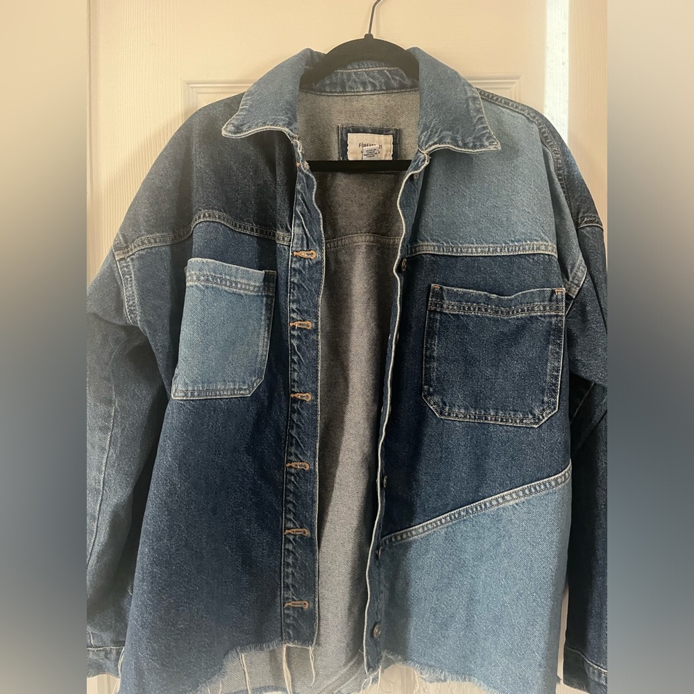 Denim Ripped Jacket